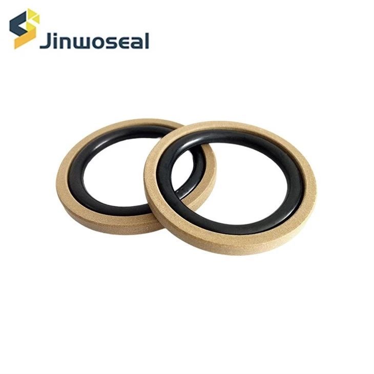 Bronze PTFE Glyd Ring NBR Energizer STD Style For Hydraulic Cylinder suppliers
