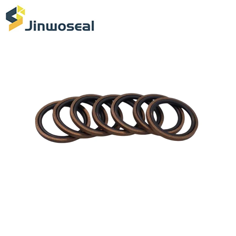 PTFE Bronze Glyd Ring With NBR O Ring 20.5x1x1.6 mm Piston Seal PTFE Bronze Glyd Ring With NBR O Ring 20.5x1x1.6 mm Piston Seal