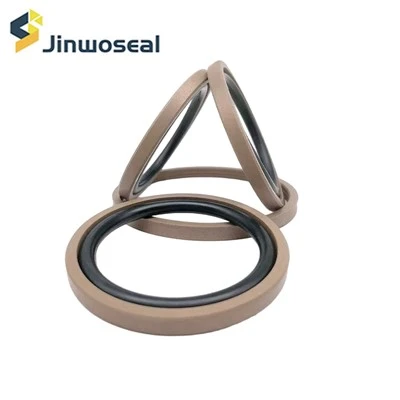 Bronze PTFE Glyd Ring NBR Energizer STD Style For Hydraulic Cylinder